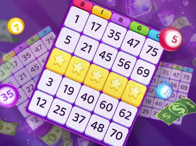 Chillo Bingo game board with prizes and numbered balls